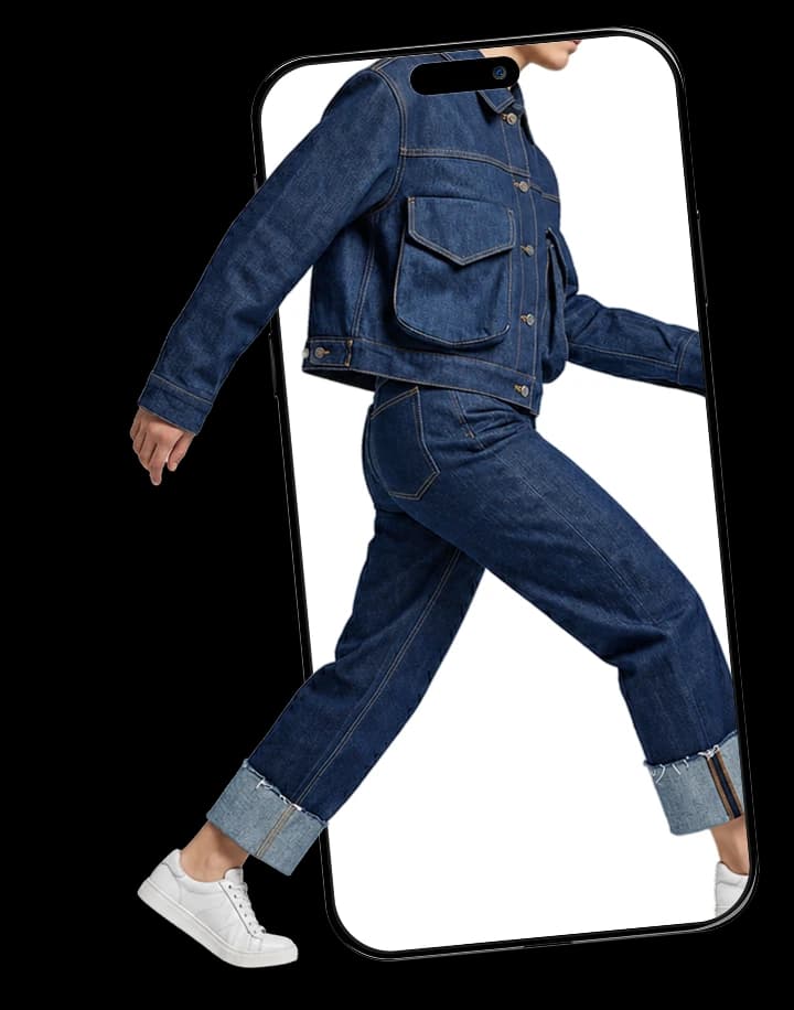 Un abbinamento denim suggerito come ispirazione di stile